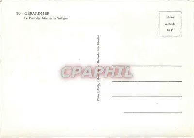 Gérardmer — Most Czarodziejek na Vologne — Foto Barny — Rewers