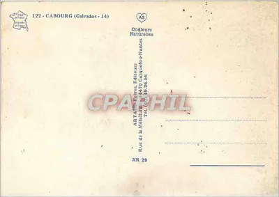 Cabourg — Locais emblemáticos — ARTA Un Frères, Editores — Verso