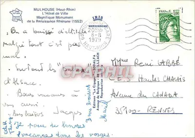 Mulhouse — Hotel Miasta z epoki Renesansu (1552) — Wydawnictwo IRIS — Rewers