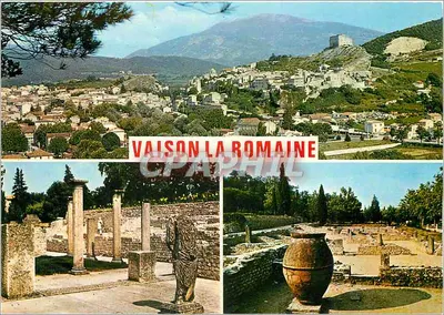 Vaison la Romaine — vista panorâmica e vestígios romanos — Edições S.E.P.T. - 35, Boulevard Corbella