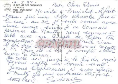 Refugio dei Ferrovieri — Pornichet — Edizione Jean Laveau — Verso