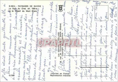 ला डेंट डू चाट और मॉंट-ब्लांक — सैवोय के प्राकृतिक दृश्य — एडिशन्स ल'सेलर्ड, ब्रॉन (रोन) — पीछे