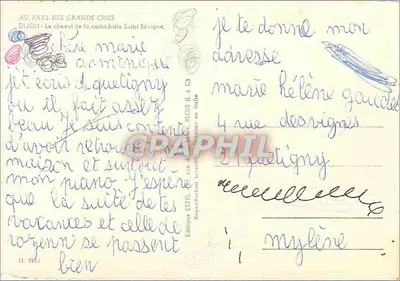 Dijon — Góra katedry Świętego Benignusa — Wydawnictwo Estel — Rewers