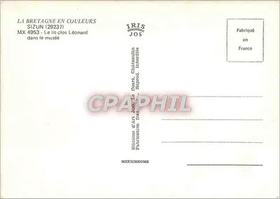 Sizun (29237) — La cama alta Léonard — Ediciones de Arte Jos, Châteaulin — Reverso