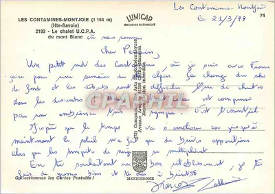 Les Contamines-Montjoie — Chalet U.C.P.A. — Lumicap — Rewers
