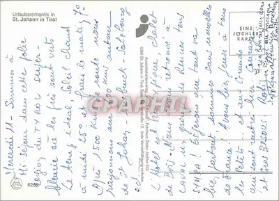 सेंट जॉहन टाइरोल — पर्वतीय छुट्टियाँ — प्रकाशक जॉचलर के.जी. — पीछे