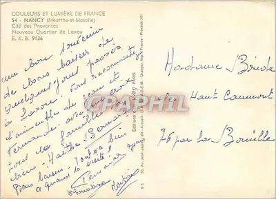 Nancy — Cité des Provences — Éditions du Vivant — Rewers