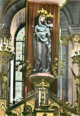 A Virgem com o Menino — Basílica de Longpont-sur-Orge — Fotógrafo Combiér