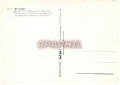 Woning van Madame de Maintenon — Versailles — Edities van Kunst — Achterkant