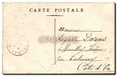 Augusto — Carta postal ilustrada — Editor: A. S. B. (subtítulo 'Augusto') — Verso