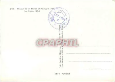 Abbaye de Saint-Martin du Canigou — Klasztor (XI wiek) — Wydawnictwo « Malik » — Rewers