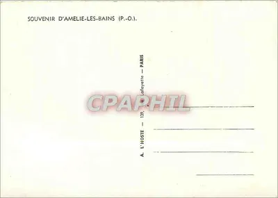 Amélie-les-Bains — widok panoramiczny i krajobrazy — wydawca L'Hoste, Paryż — Rewers