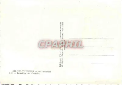 Ax-les-Thermes - Cascades du Castellet — Verlag ERAC, Nr. 146 — Rückseite