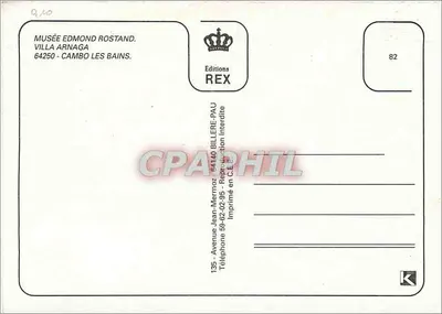 Cambo-Arnaga — Villa Arnaga — Edições REX — Verso