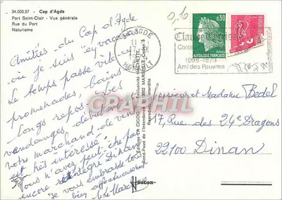 Cap d'Agde — Algemene uitzicht — Uitgaven Cirogine — Achterkant