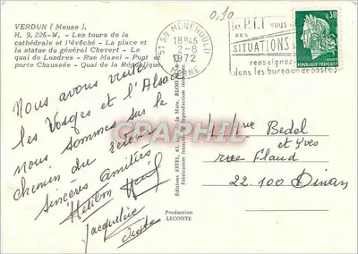 Verdun — panoramische uitzicht — Uitgaven ESTEL, n° 9.226-W — Achterkant