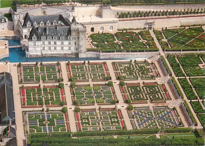 O Castelo de Villandry — Jardim ornamental e horto — Artaud Frères