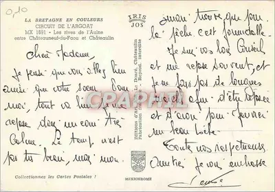 L'Aulne — Rio na Bretanha — Edições d'Art Iris Jos — Verso