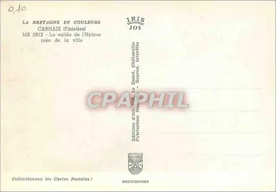 Wąwoz Hyères blisko miasta — Carhaix (Finistère) — Wydawnictwo Sztuki JOS — Rewers