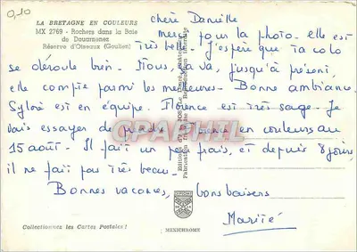 Skaliste wzniesienia w zatoce Douarnenez — Rezerwat ptaków (Goulien) — Wydawnictwo Reprodukcji Niepewnej — Rewers