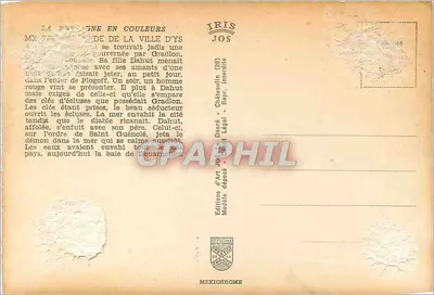 Leyenda de la ciudad de Ys — Ediciones d'Arte Iris Jos — Reverso