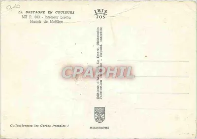 Interior breton — Castillo de Mcëllien — Ediciones d'Art JOS — Reverso