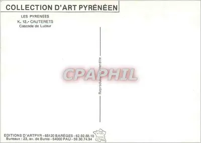 Spadzista Lutour — Pireneje — Wydawnictwo Sztuki Pirenejskiej — Rewers