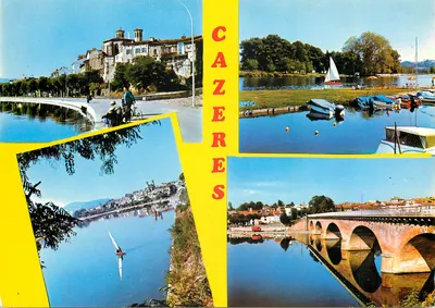 Cazères — As margens da Garonne e a base náutica — Edições d'Art Saint-Simon