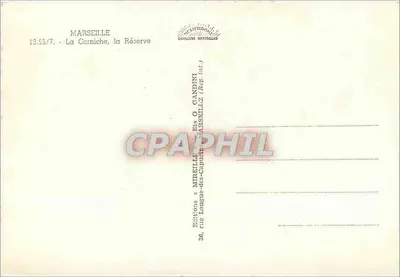 Marseille — La Corniche, la Réserve — Mireille — Rewers