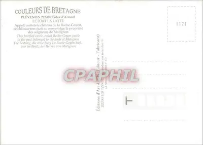 Fort La Latte — Plévenon, Côtes-d'Armor — Éditions d'Art Louanne — Verso