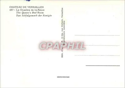 Zamek w Versailles — Pokój Królowej — MEXICHROME 497 — Rewers