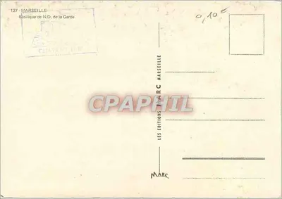 Basílica Nossa Senhora da Guarda — Marselha — Edições Marc — Verso
