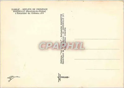 Zamek If — Wycieczka — Wydawnictwo 'La Gironne' nr 13.055.87 — Rewers
