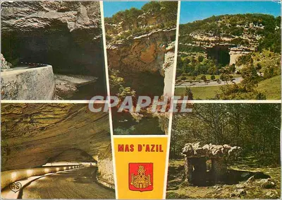 Mas d'Azil — Grutas e paisagem — Editor não visível