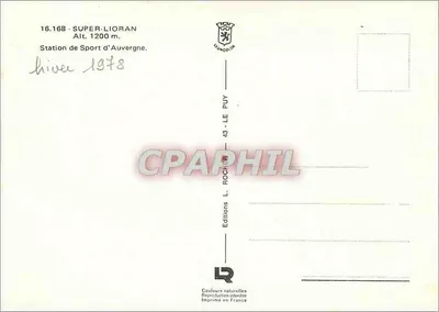 Super-Lioran — Stacja Sportu Auvergne — Wydawnictwo L. Rocher — Rewers