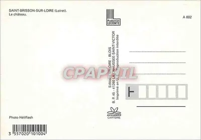 Saint-Brissin-sur-Loire — Zamek — Wydawnictwo Valoire, nr A 602 — Rewers