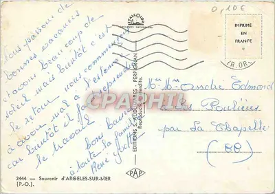 As Férias Terminam — para Retomar o Trabalho — Edições S. Audunares, n°2444 — Verso