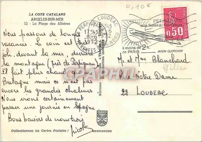 La Côte Catalane — plage des Albères à Argeles-sur-Mer — Éditions Diplomates & Théodores — Verso