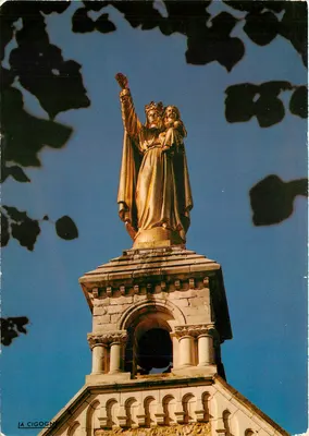 A Boa Senhora, estátua dourada — Argenton-sur-Creuse — Éditions LA CIGOGNE
