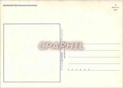 Arles-sur-Tech — widok na klasztor i górski krajobraz — — Rewers