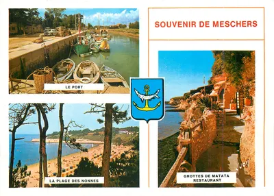 Meschers-sur-Gironde — Lembrança de Meschers — Edições de Arte S.P.A.D.E.M.