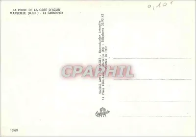 Marseille — Katedra — Société Arts & Images, n°13528 — Rewers