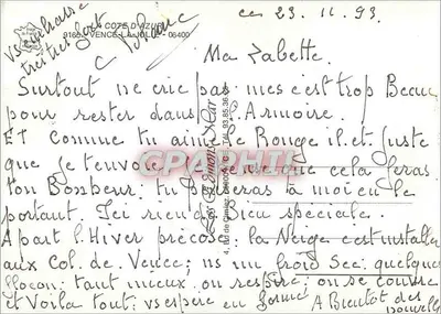 Vence-la-Jolie — widok panoramiczny — wydawca nieznany — Rewers