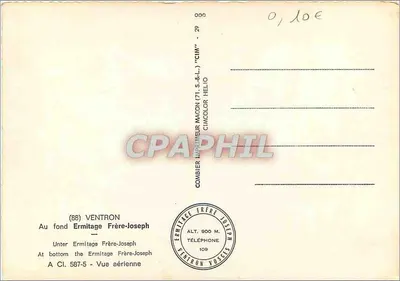 Ventron — Visão aérea — Combier Frère-Joseph — Verso