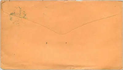 Sacco postale verso il 1890 — Mr. S. Galdersleeve, Portland, Connecticut — timbro 3¢ verde-azzurro, cancellatura 'NEW YORK N.J.' — Verso