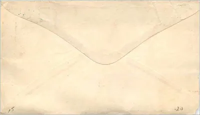 Dixon — Illinois — 1864 — sello y timbre postal — Reverso