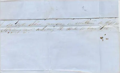 Ansichtkaart van Boston — 1853 — uitgever niet geïdentificeerd, serie-nummer niet zichtbaar — Achterkant