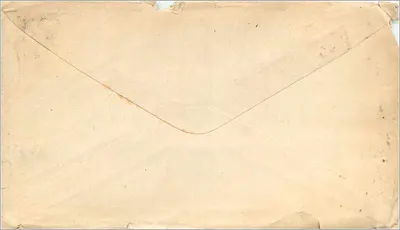 San Francisco — carta datada 15 de outubro de 1863 — correio americano — Verso