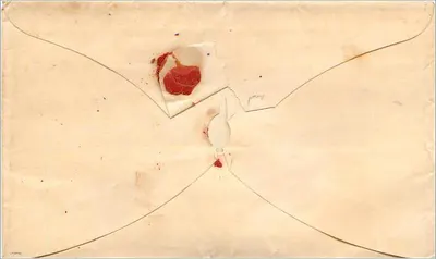 Ansichtkaart met adres van Mr. Lephas Brainerod in Spencer, New York — 3 cent stempel en poststempel — Achterkant