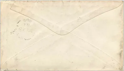 Concord — Carta para o Sr. F. J. Boardman — Selos de 3 centavos verdes — Verso